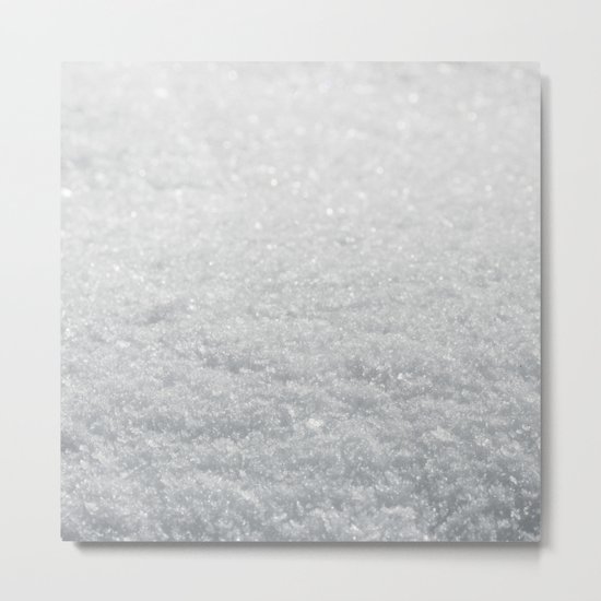 Frozen Metal Print