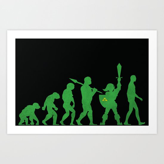 Missing Link Art Print