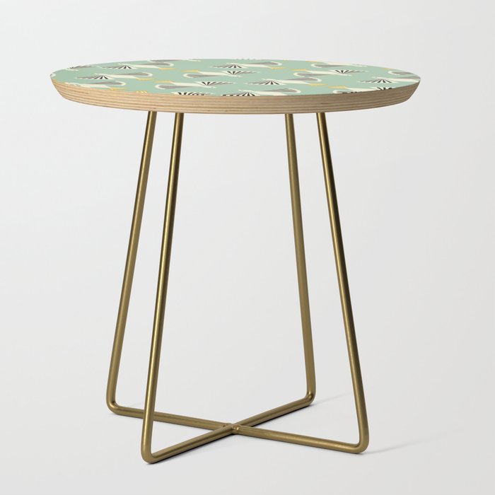  Flock of Birds flying mid century retro Side Table