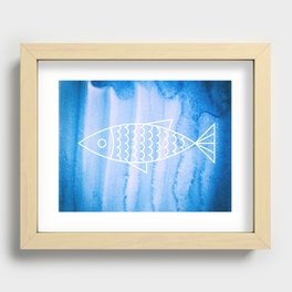 FISH Recessed Framed Print
