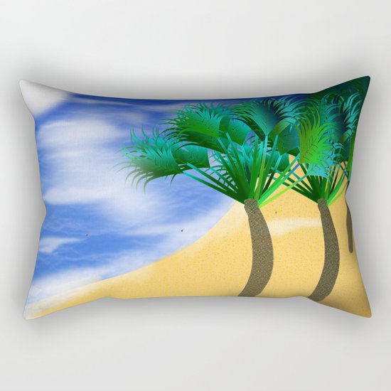 Beach Reverie Rectangular Pillow
