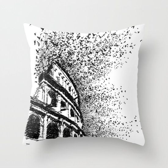 Bird House Throw Pillow