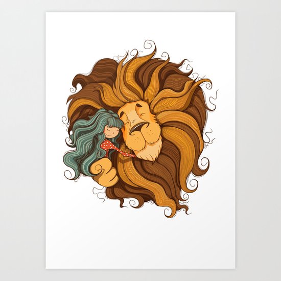 Lion Art Print