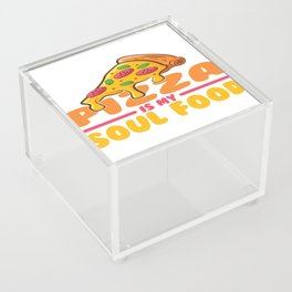 Pizza Is My Soul Food Acrylic Box