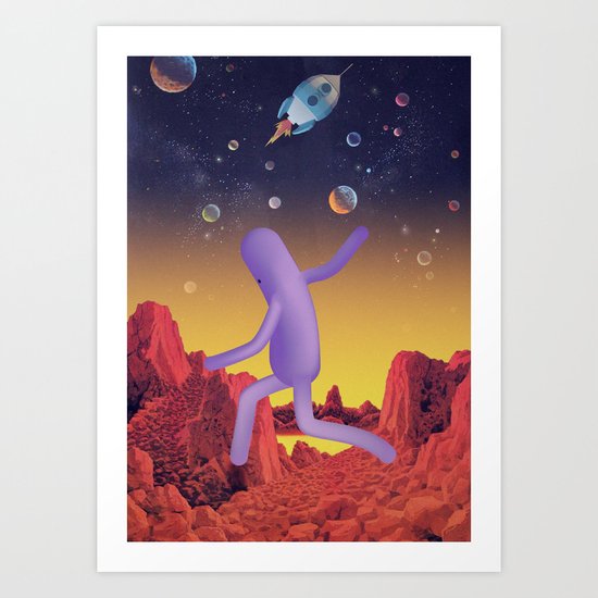 J u m p U p Art Print