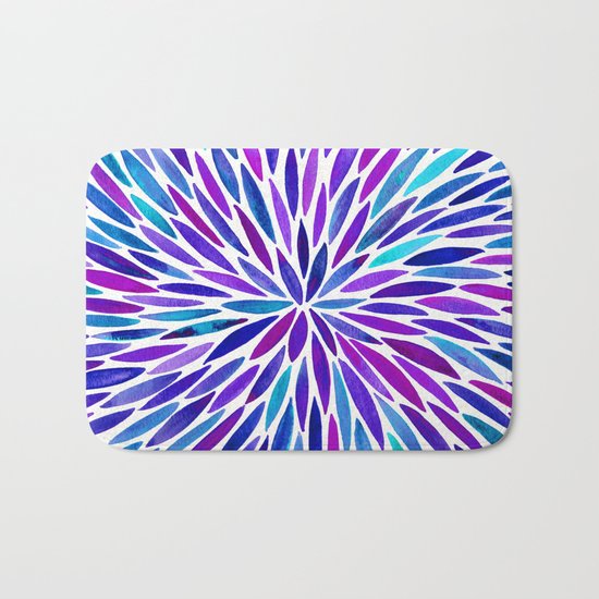 Lavender Burst Bath Mat