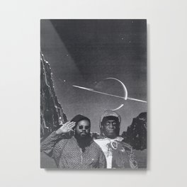 SPACE IS THE PLACE (Ras G meets Sun Ra) Metal Print