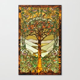 Louis Comfort Tiffany - Decorative stained glass 6. Canvas Print