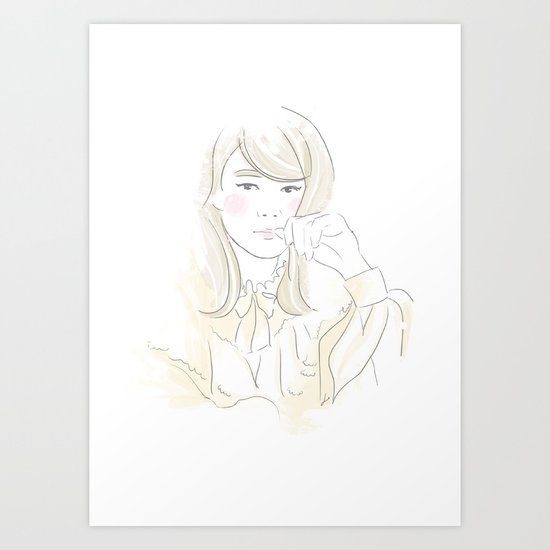 Françoise Hardy Art Print