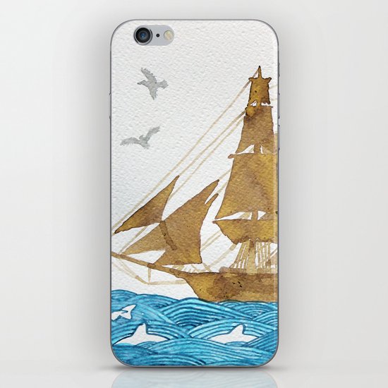 Accompanied - Acompañado - Accompagné iPhone & iPod Skin