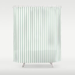 Ticking Shower Curtains For Any, Green Ticking Shower Curtain