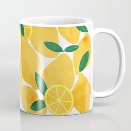 lemon mediterranean still life Coffee Mug