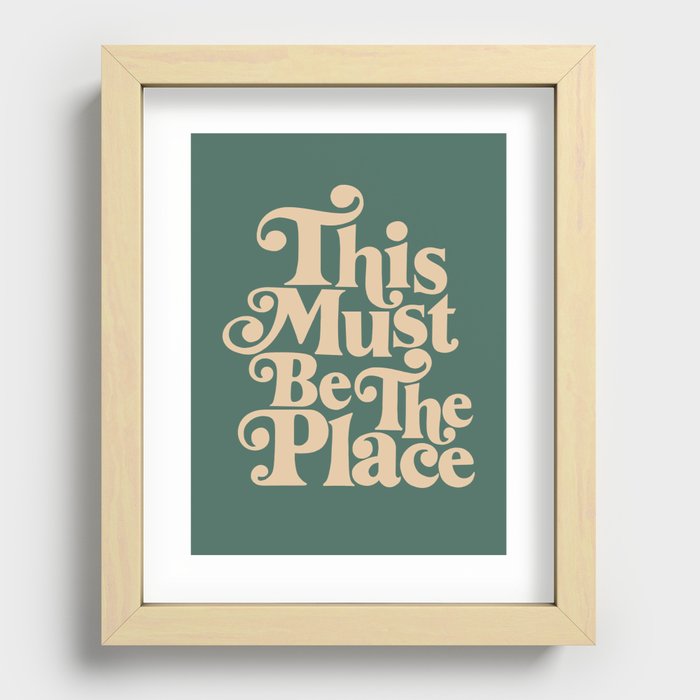 Recessed Framed Print