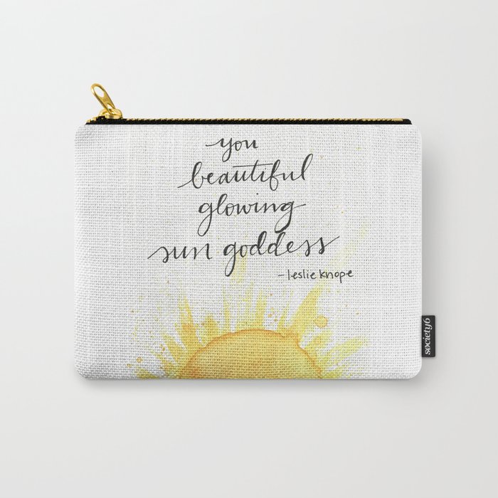 you beautiful glowing sun goddess Carry-All Pouch