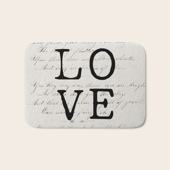 love Bath Mat