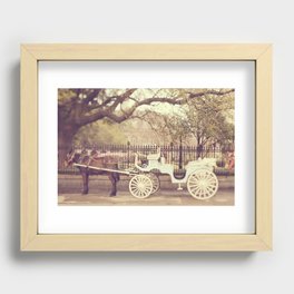 New Orleans Carriage Ride Recessed Framed Print