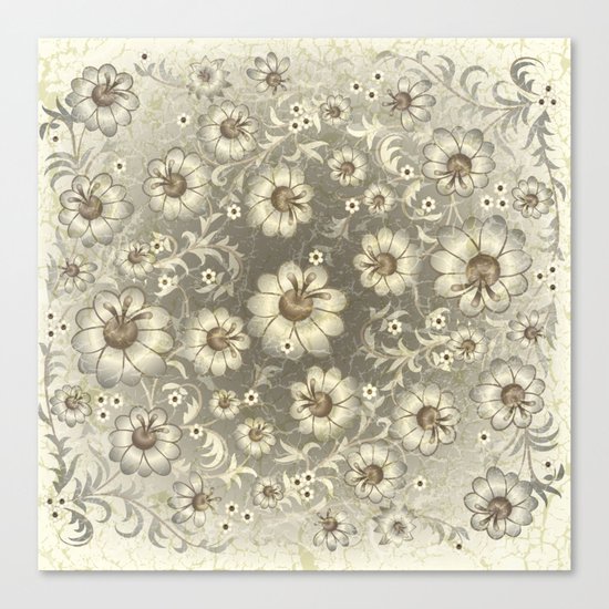 Shabby flowers #12 Canvas Print