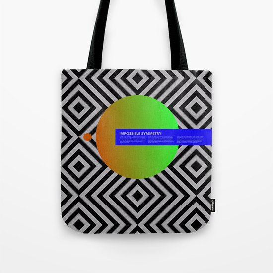 Impossible Symmetry - Circle Tote Bag