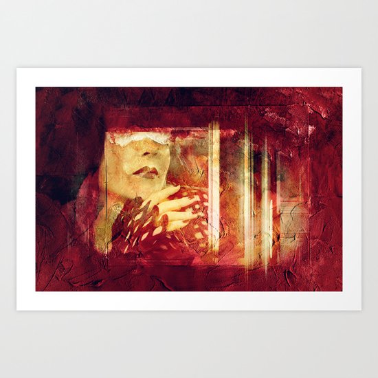 RED PASSION Art Print