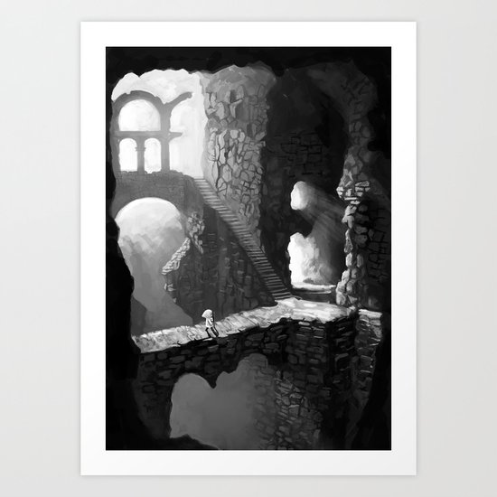 Delve Art Print