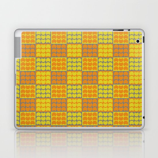 Hob Nob Orange Quarters Laptop & iPad Skin