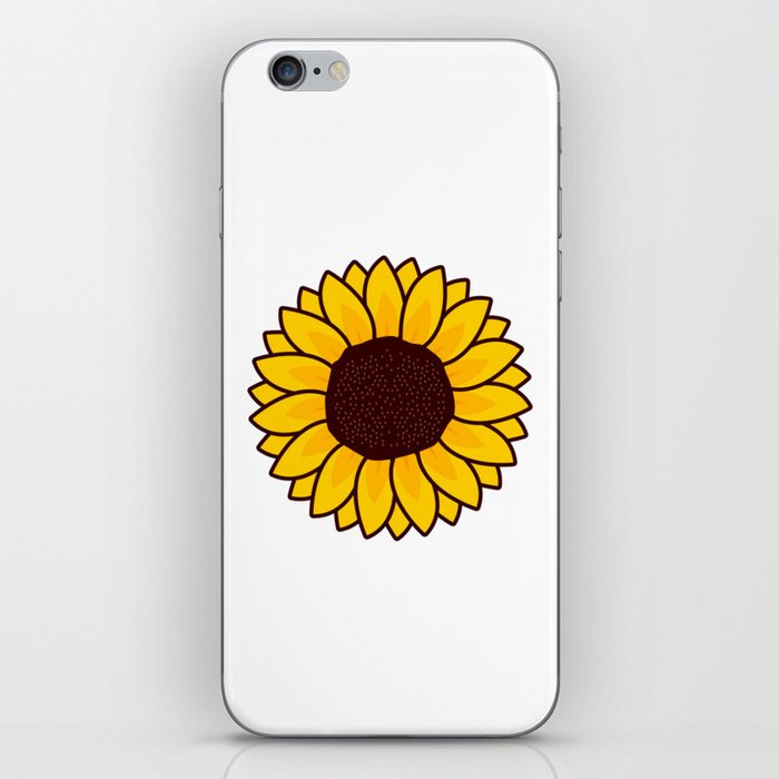 sunflower iPhone Skin