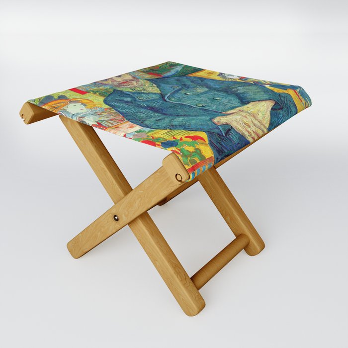 Vincent van Gogh "Portrait of Père Tanguy" (2) Folding Stool