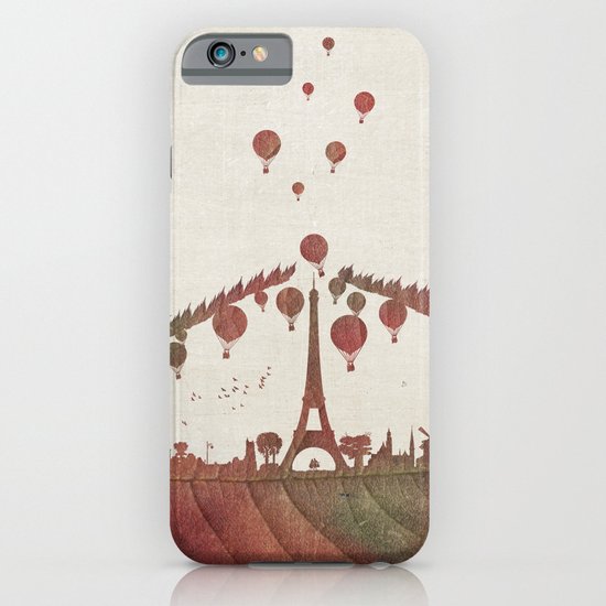 Magical Flight over Paris iPhone & iPod Case