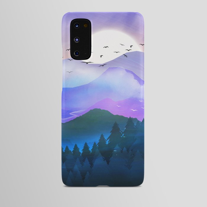 Forest dew at the sunrise Android Case