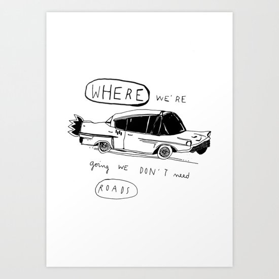 OFF TO BROOKLYN Art Print