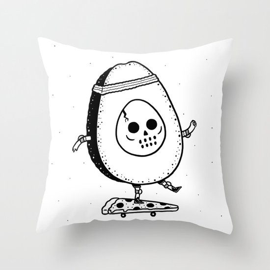 Pizzacado Throw Pillow