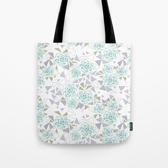 Modern . Geometric pattern . Rose .2 Tote Bag