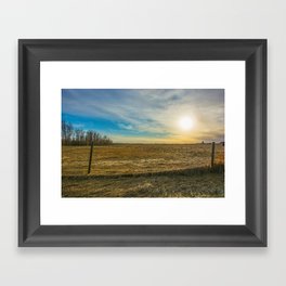 Alberta Skyline Framed Art Print