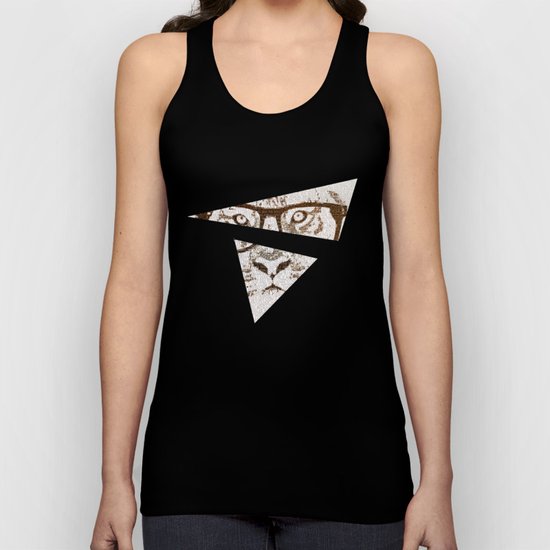 The Hipster Tiger Unisex Tank Top