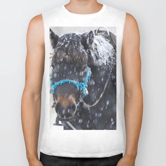 Winter Horse I Biker Tank