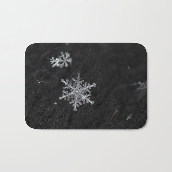 fragile snowflake Bath Mat