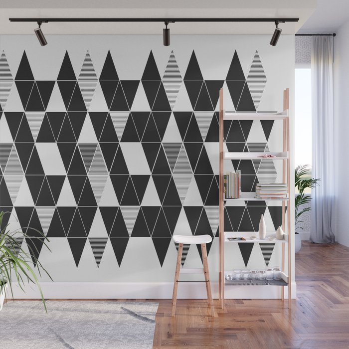 Geometric Wall Mural - Sincerely, Sara D.