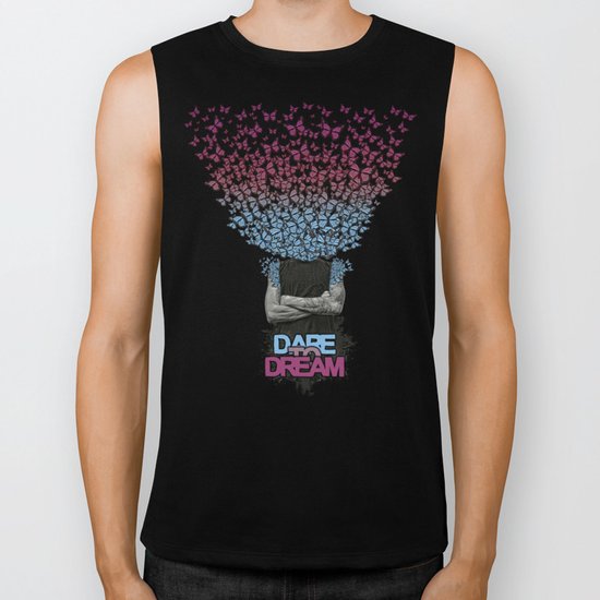 Butterflies In my head. Biker Tank