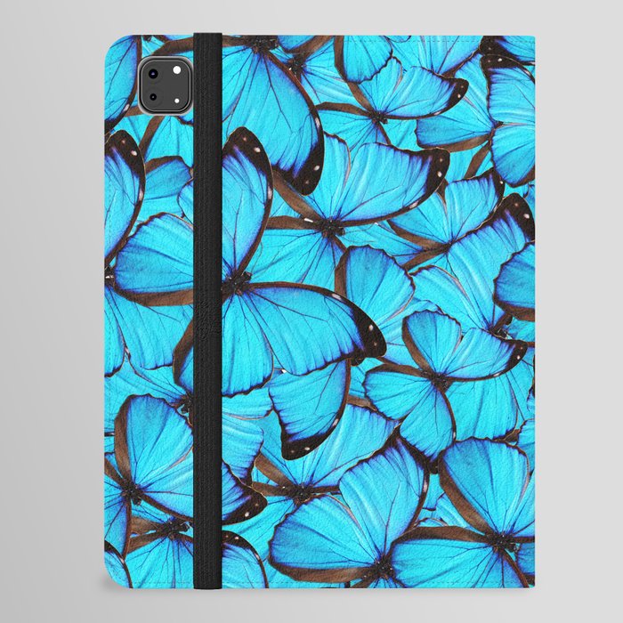 Blue Butterflies iPad Folio Case