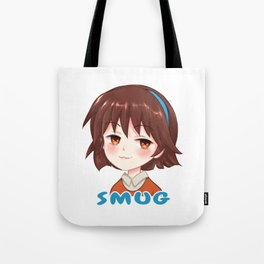 Smug Face Cute Anime Girl Gift For Otaku Fan Tote Bag