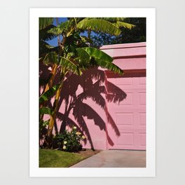 05.05.19 Art Print | Pink, California, Green, Photo, Palm, Plants, Plant, Banana, Peachy, Curated 