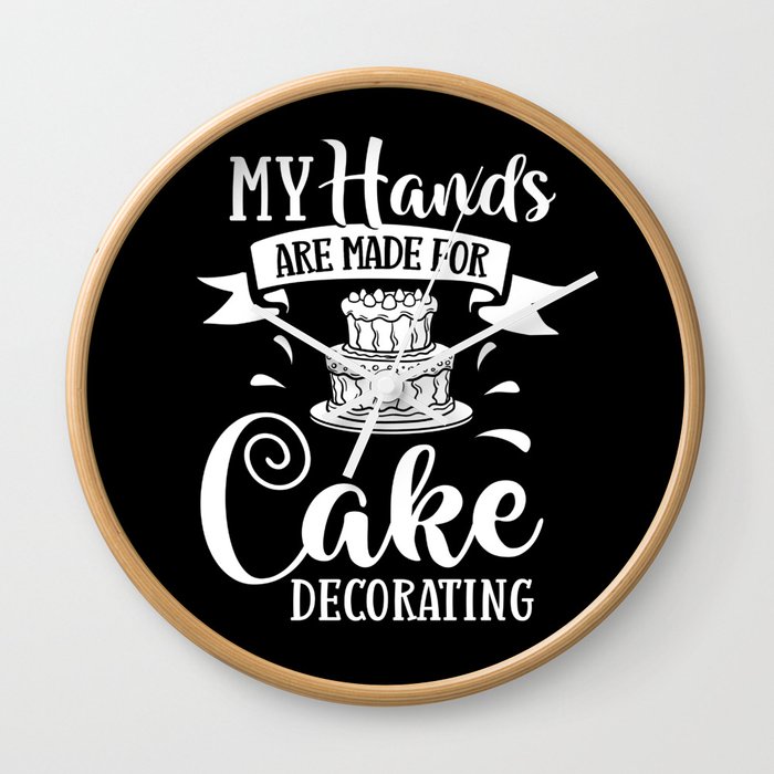 Cake Decorating Ideas Beginner Decorator Wall Clock