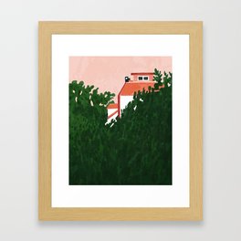 house in Porto Framed Art Print