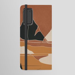 Minimal Abstract Art Landscape 03 Android Wallet Case