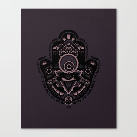 The Secret Hamsa Canvas Print