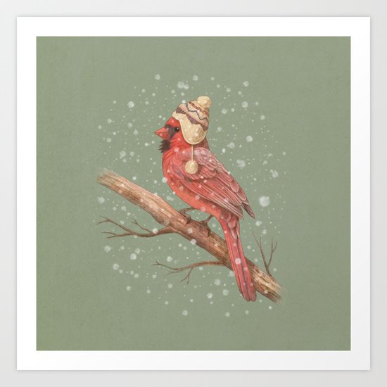First Snow Art Print