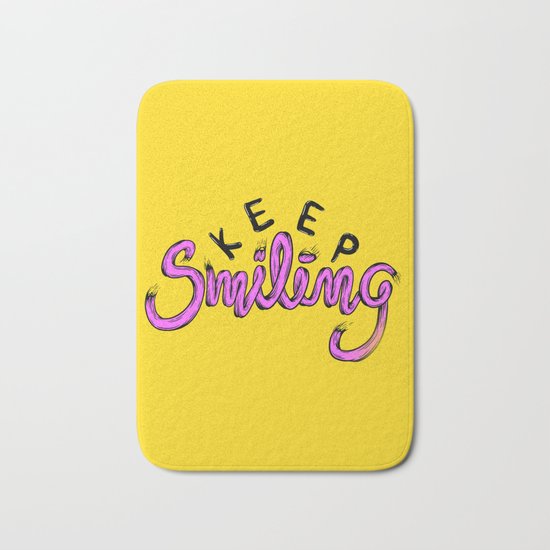 Keep Smilng Bath Mat