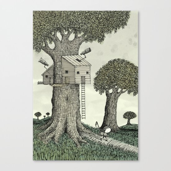 'Treehouse' Canvas Print
