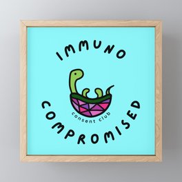 Immuno-compromised Turtle Framed Mini Art Print