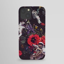 Flowers and Astronauts - Space iPhone Case